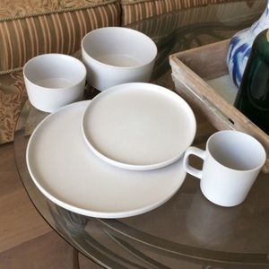 New 5 pcs Set Stoneware Luxmatte Dinnerware plate mug bowl Elama